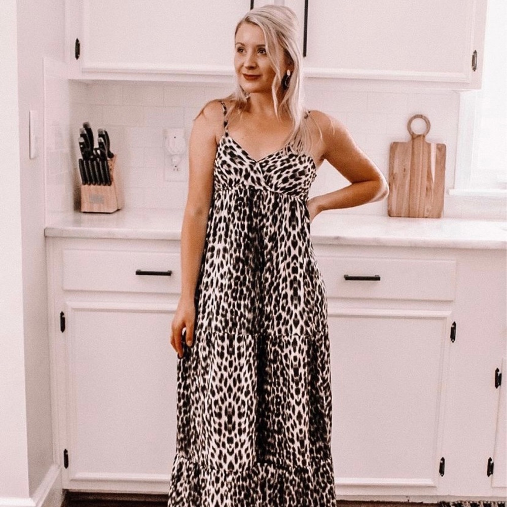 Cheetah maxi dress